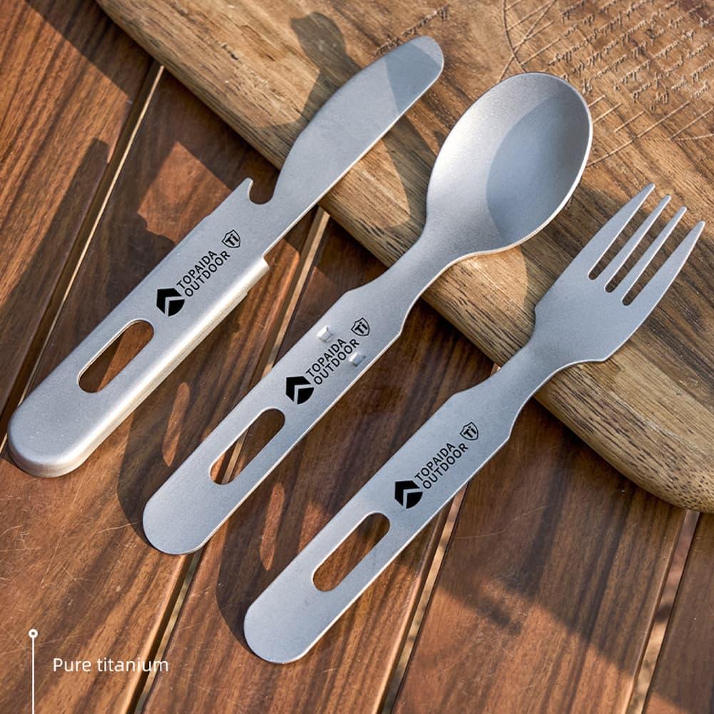 Edc Everyday Carry Knives - Ensemble 3 en 1 de fourchette,