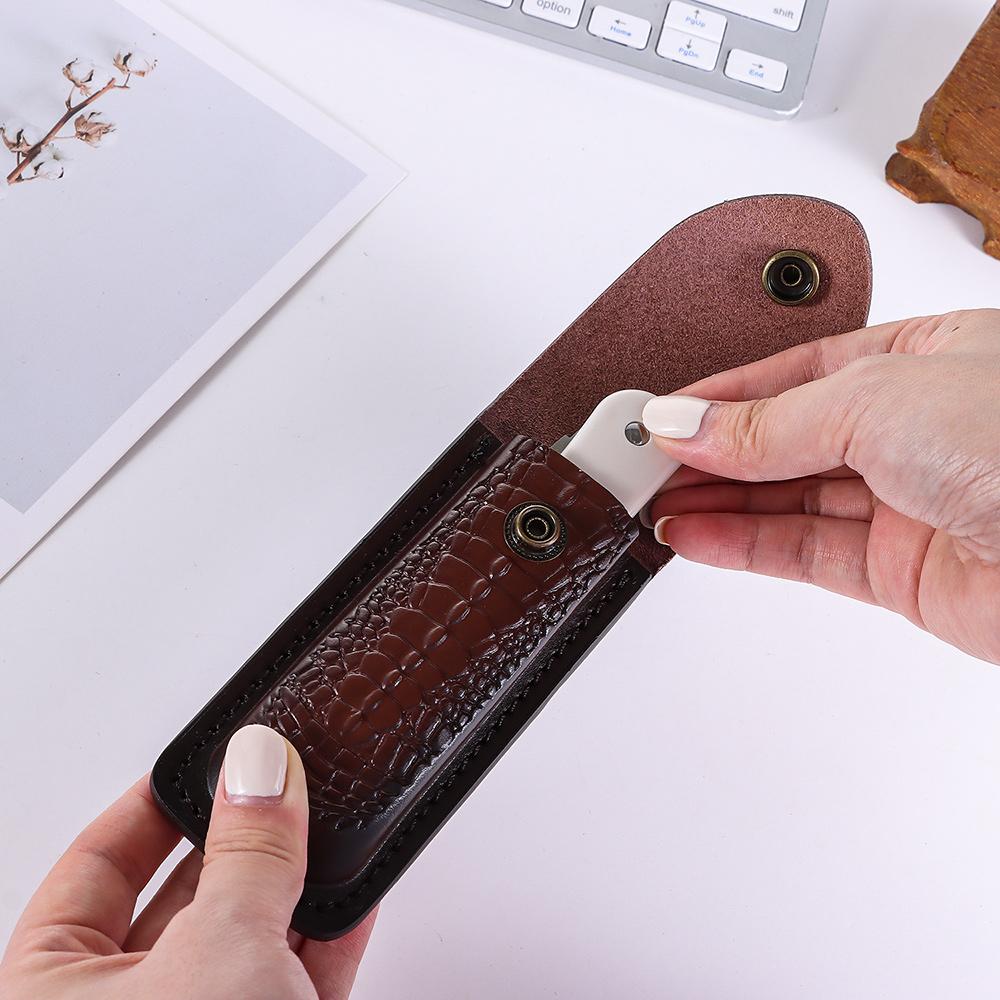 Gaine en cuir de vache pour co - Edc Everyday Carry Knives avis et prix