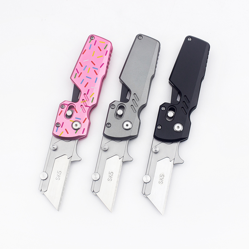 Couteau utilitaire pliable en  - Edc Carry Pocket Knife avis et prix