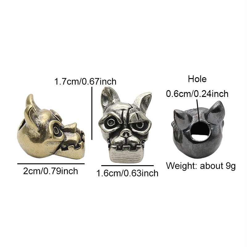 Pendentif en laiton tête de bo - Edc Carry Kit avis et prix